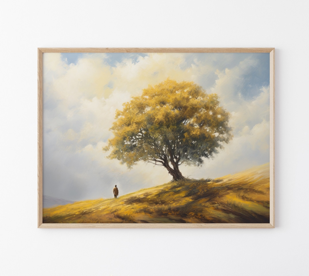 Parable of the Mustard Seed Oil Painting Print, Faith as Small as a ...