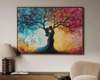 Tree of Love Panting Canvas Print | Soulmate Art | Intricate