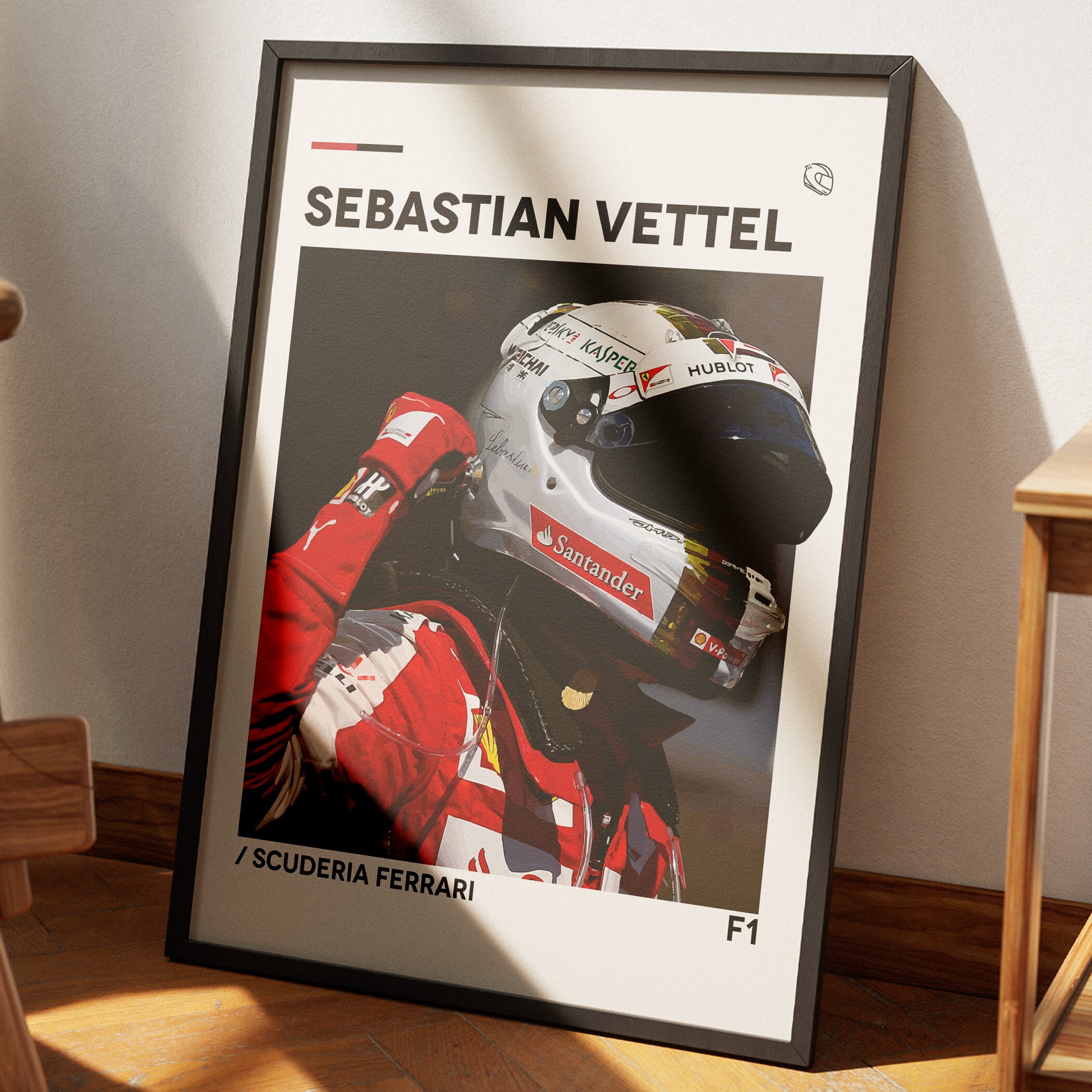 Vettel Poster - Etsy