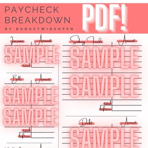 Paycheck Breakdown PDF (RED)