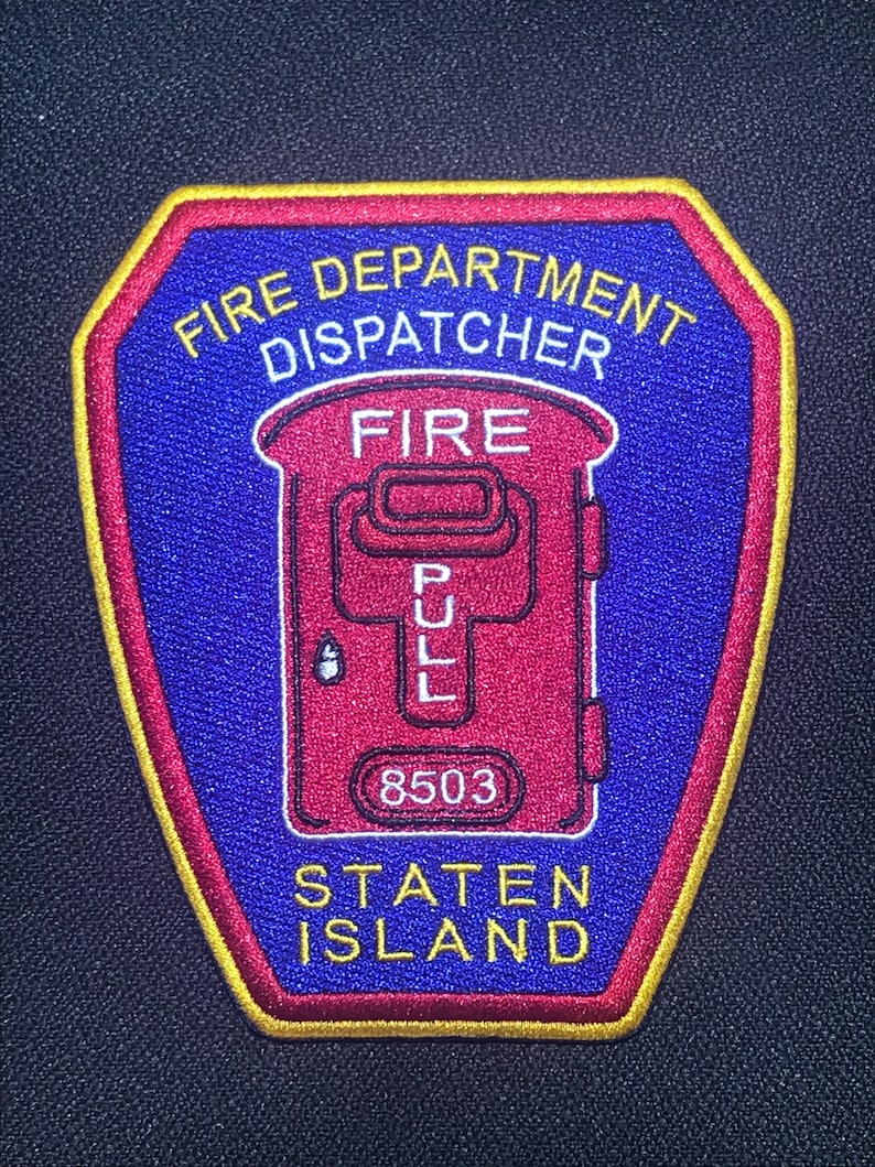 Fire Police Discpatch FDNY Staten Island Fire Dispatcher Patch Md Va Calfire Arson ...