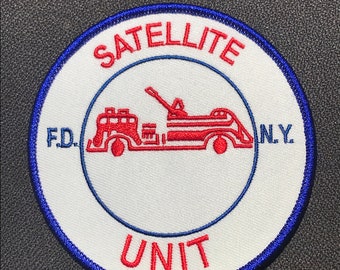 FDNY Super Pumper Satelliten Einheit Patch Md Va CalFire Brandstiftung Untersuchung Ca Va Chicago Ohio Pa Ct NH Vt La New York Ma Mass New Jersey NJ