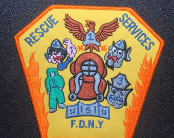 UDNY Rettungsdienste Feuer Patch Rettung 1 2 3 4 5 Md Va CalFire Ca Va Ohio Pa Ct NH Vt La New York Ma Mass New Jersey NJ