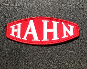 HAHN Red Fire Apparatus Patch Md Va CalFire Ca Va Chicago Ohio Pa Ct NH Vt La New York FDNY Ma Mass