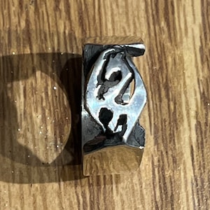 Solid Dragon with wings handmade silver ring