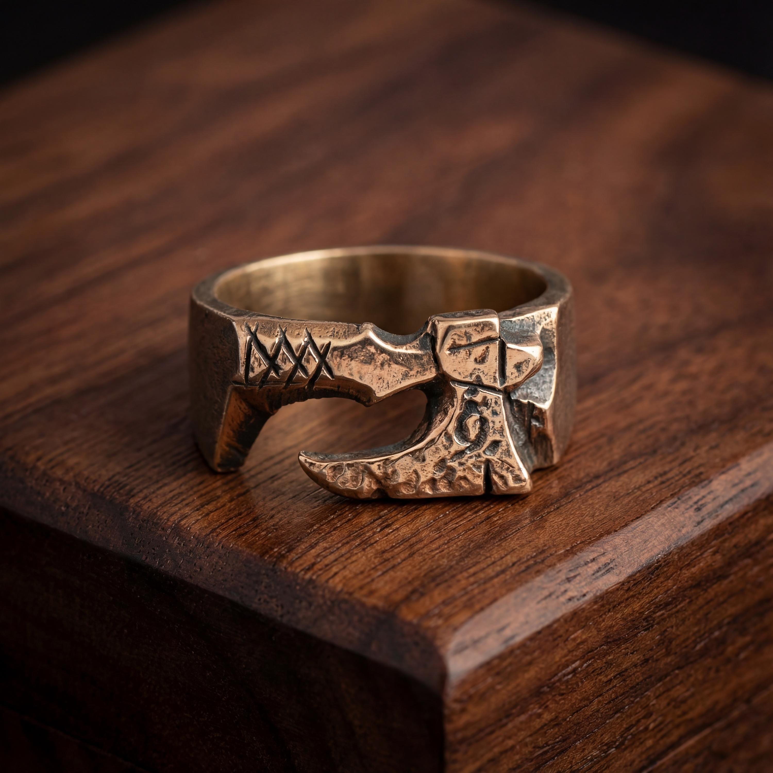Axe Handmade Ring - Etsy