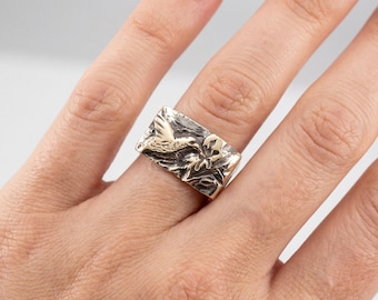 Kolibri im Ring, Unikatschmuck