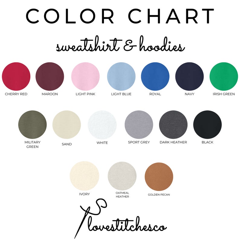 a color chart with different shades of paint