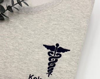 Embroidered LPN Sweatshirt: Nursing School Pullover Hoodie