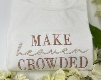 Embroidered Christian T-shirt: Comfort Colors Bible Verse Tee