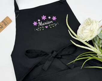Custom Embroidered Apron: Personalized Chef Apron with Pockets