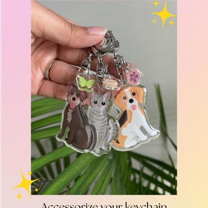 Australian Cattle Dog Epoxy Keychain: Double-Sided Aussie Cattle Dog Design, Bag Charm image 11