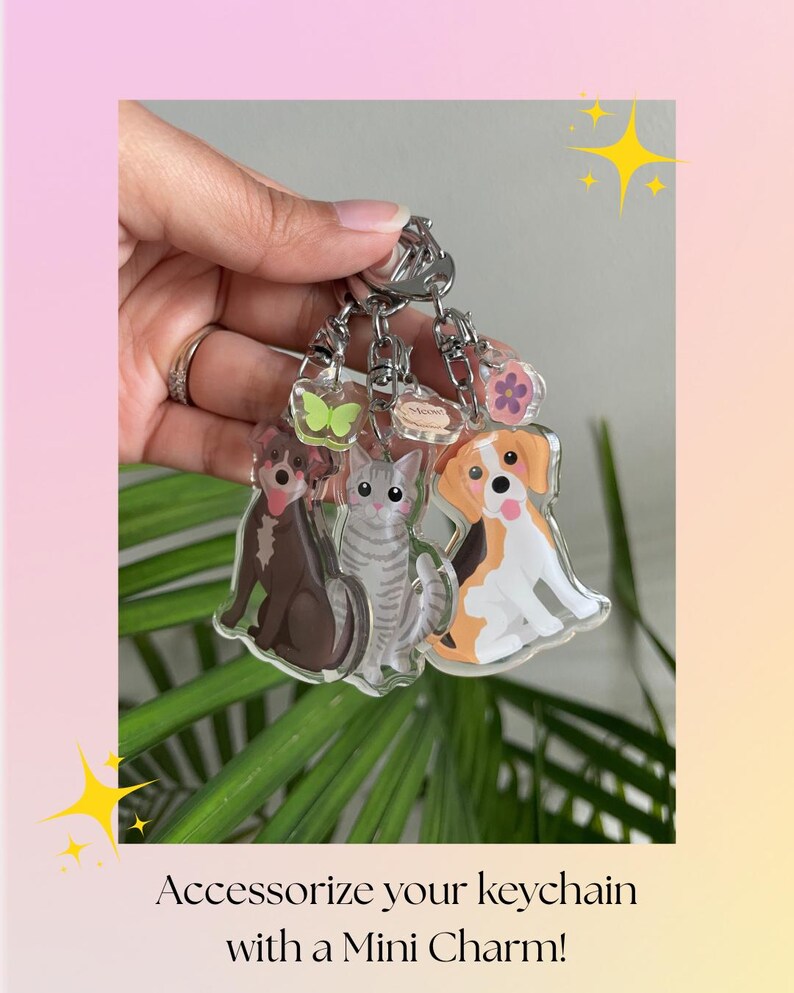 Australian Cattle Dog Epoxy Keychain: Double-Sided Aussie Cattle Dog Design, Bag Charm image 11