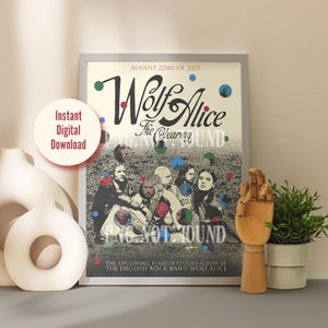 Wolf Alice - The Clearing inspired Poster