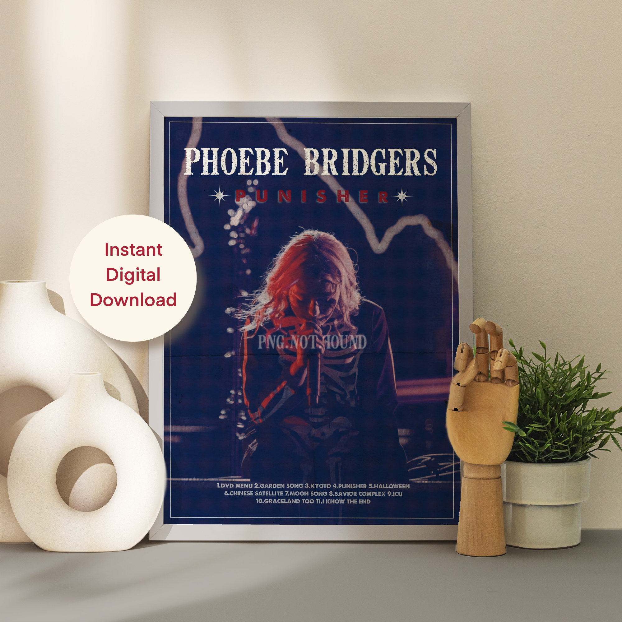 Phoebe Bridgers Punisher Poster
