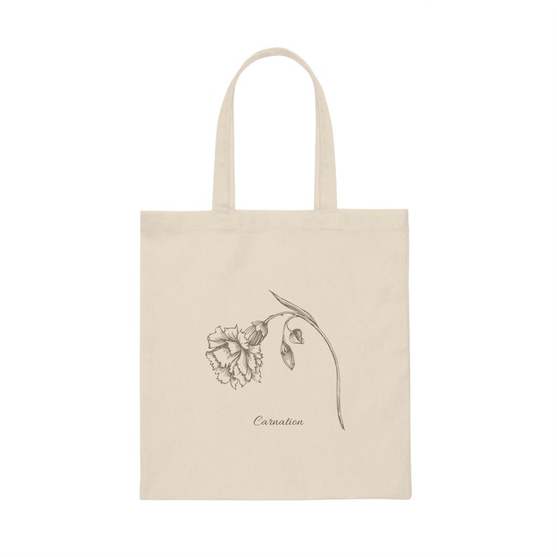 Carnation Lily Regular Quilted Tote Bag