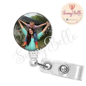Badge Reel Custom, Personalized Badge Reel, Retractable Badge Holder, Carabiner Badge Reel, Lanyard Badge Clip