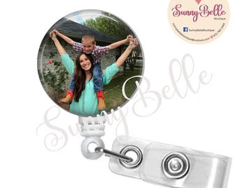 Badge Reel Custom, Personalized Badge Reel, Retractable Badge Holder, Carabiner Badge Reel, Lanyard Badge Clip