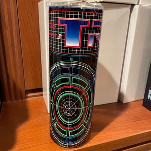 Tron Midway arcade 20oz insulated stainless steel tumbler