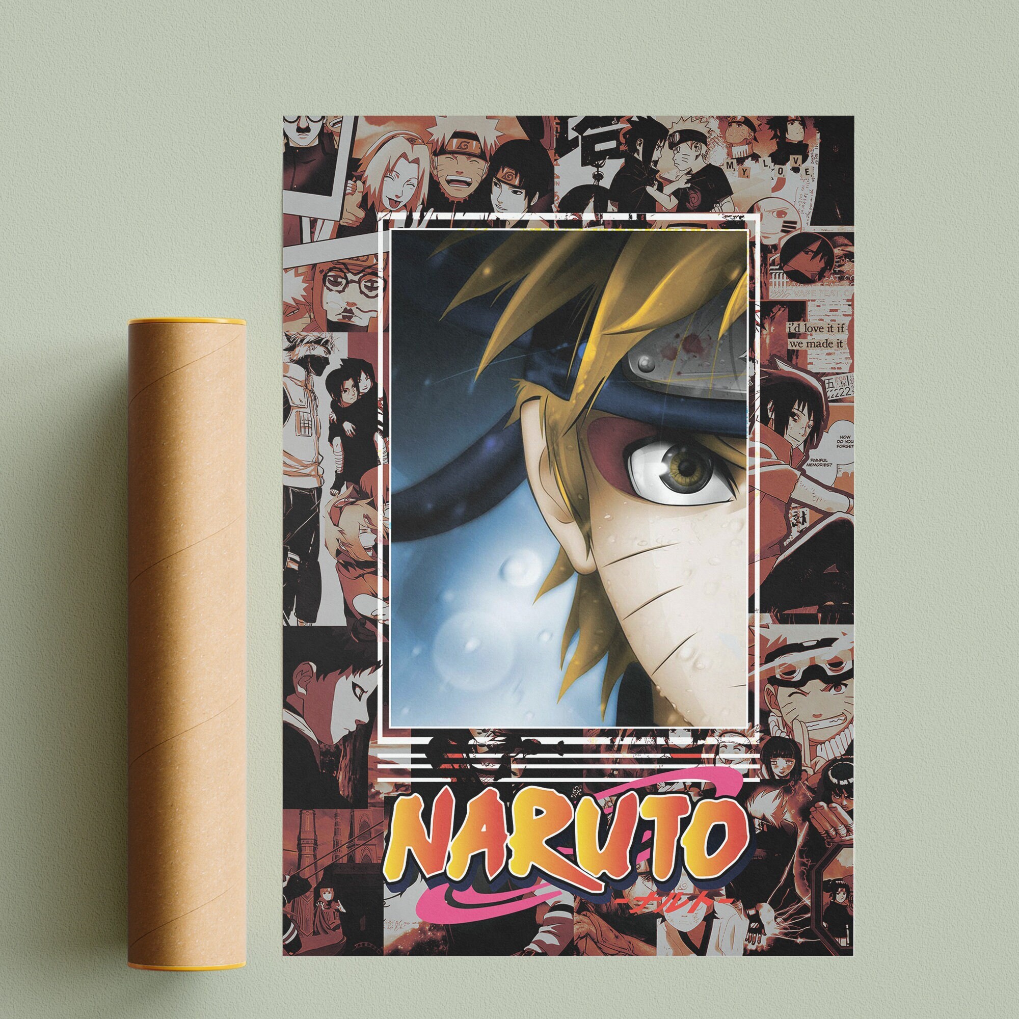Naruto Poster Etsy Naruto Poster Etsy