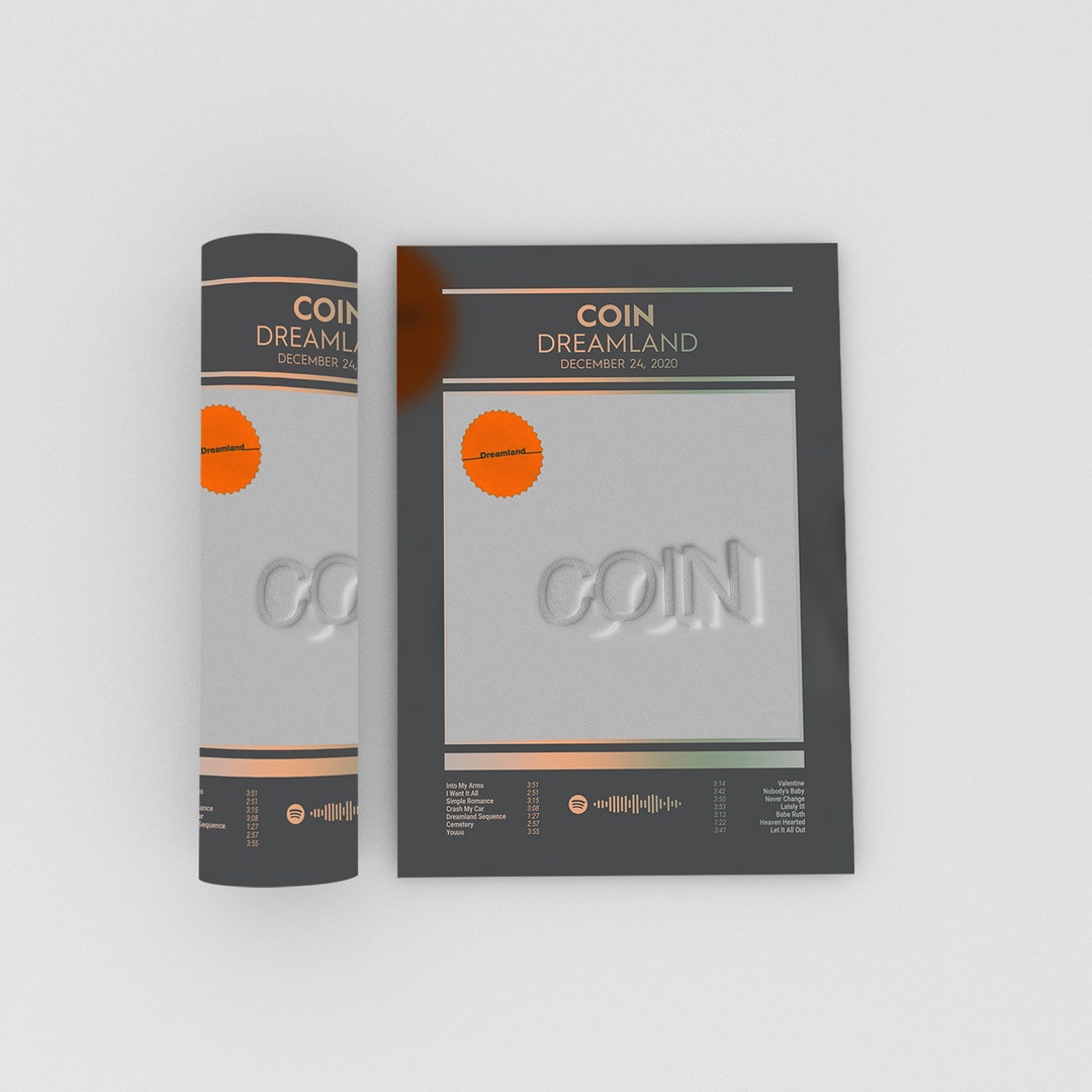 Coin Poster Dreamland Poster Coin Album Cover Prints Custom Etsy