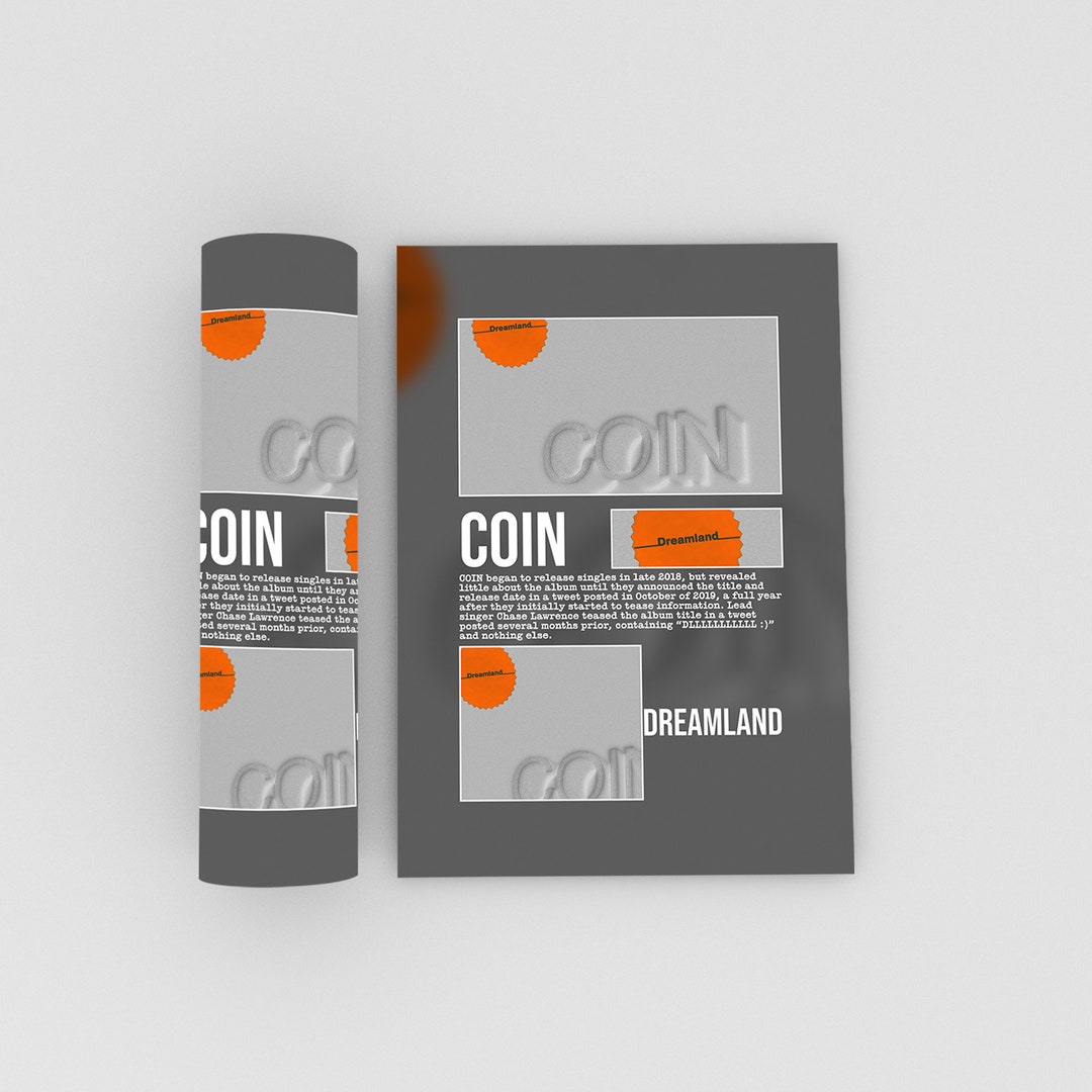 Coin Poster Dreamland Poster Coin Album Cover Prints Custom Etsy