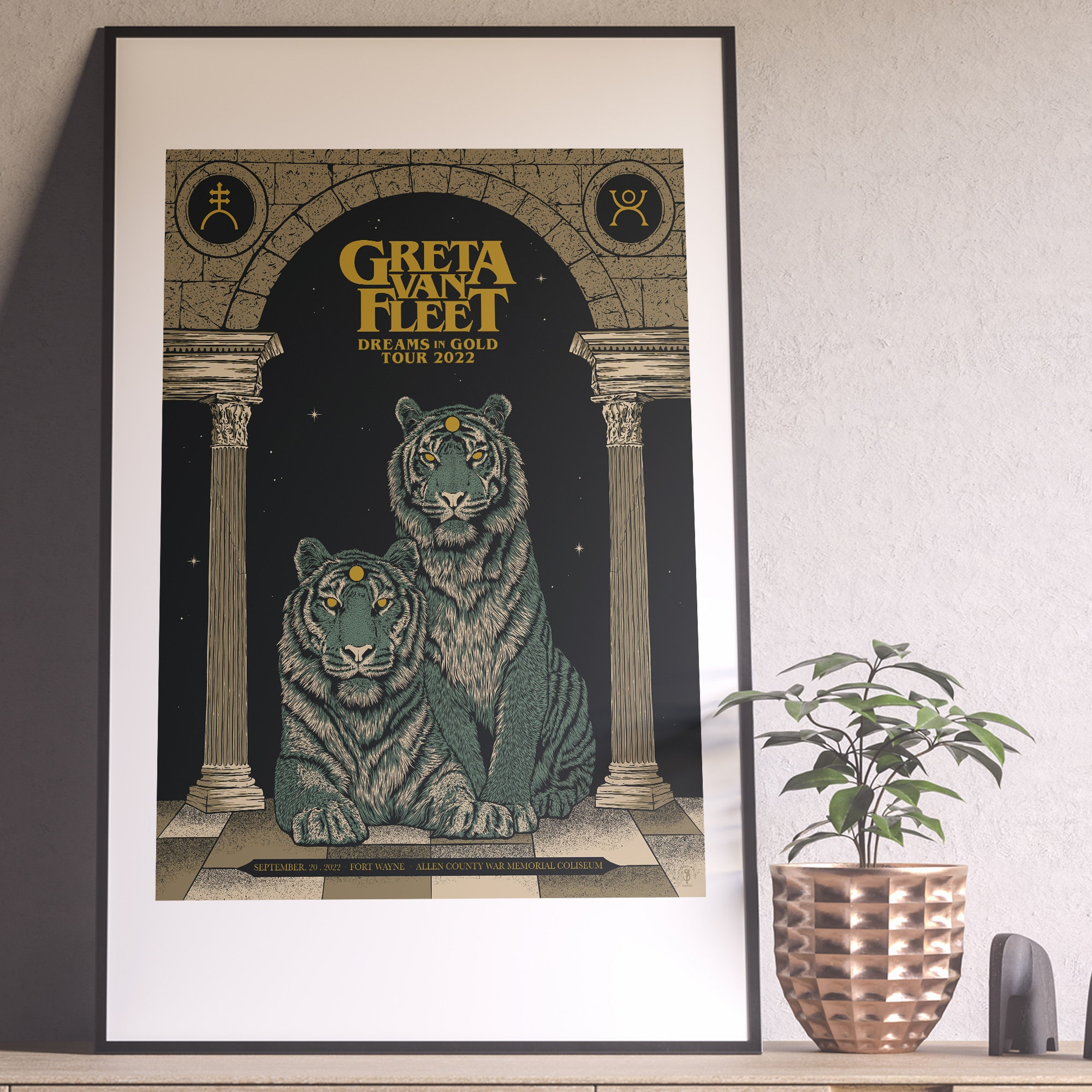 Discover Greta Van Fleet Posters Greta Van Fleet Tour 2022 Posters Concert