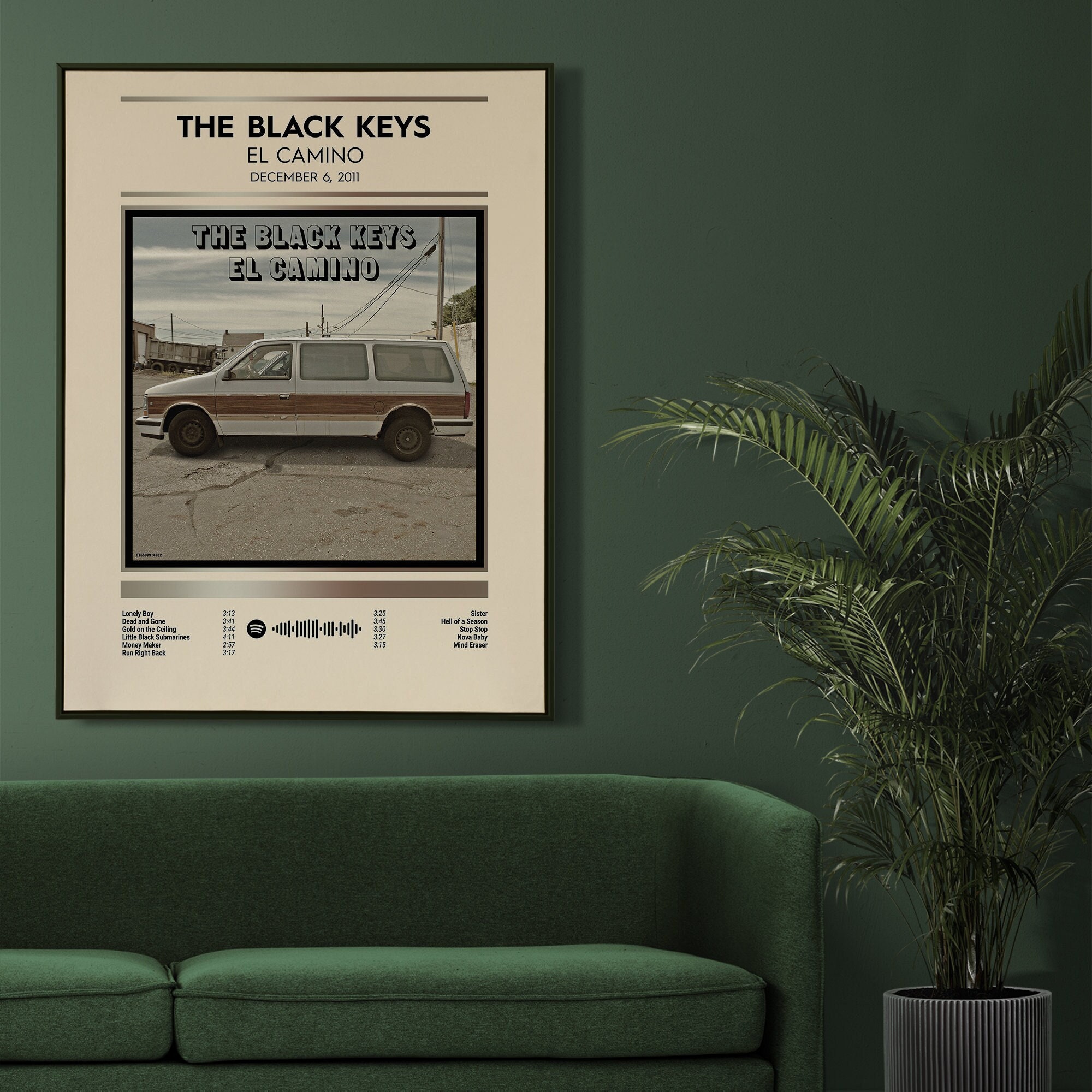 The Black Keys Poster El Camino Poster The Black Keys Album Cover Prints  sold by Elizabeth Hall, SKU 40148395