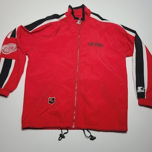 Vintage Starter Detroit Red Wings 1/2 Zip Pullover Jacket Youth Small –  Neighbourhood Goods