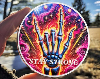 Rockin' Life Incentive Chip: Stay Strong Encouragement Token