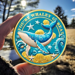 Blessings from the Deep - Incentive Coins -Ocean Incentive Gifts - Inspirational Coins - Encouragement Token Coin - Stoic Gift for Her/Him