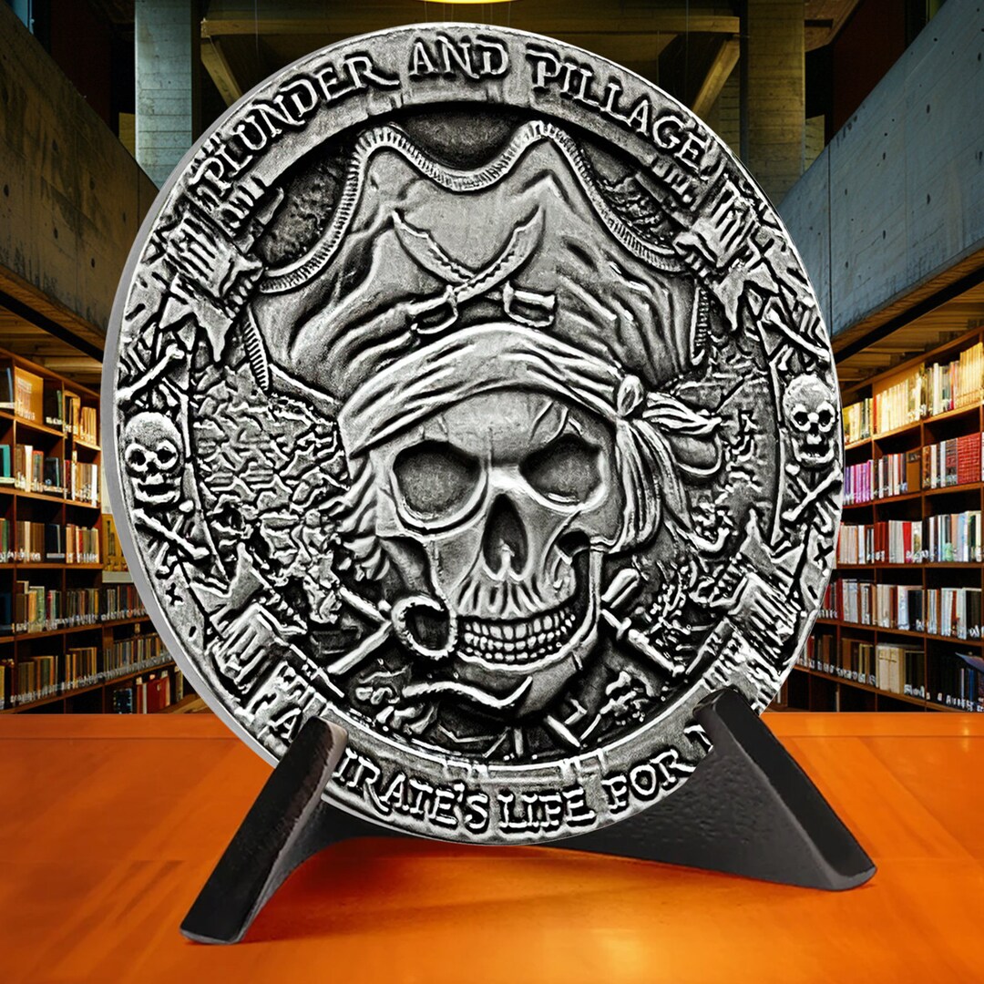 クラーケン海賊チャレンジコイン：アンティーク真鍮製タコの海の怪物 - Etsy 日本