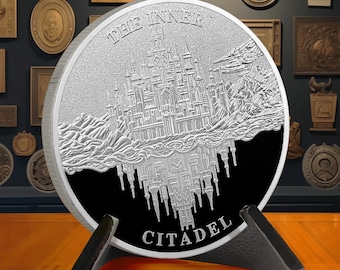 Memento Mori Coin: Marcus Aurelius Stoic Gift - Silver Plated
