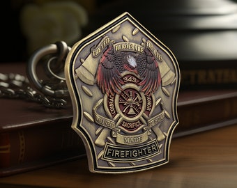911 Firefighter Challenge Coin: FDNY Fallen Heroes Commemorative
