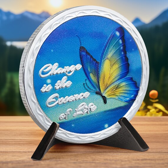 10 Months Sobriety Coin Tree Of Life AA Chip Medallion Sober Gifts For Men Women - View #8