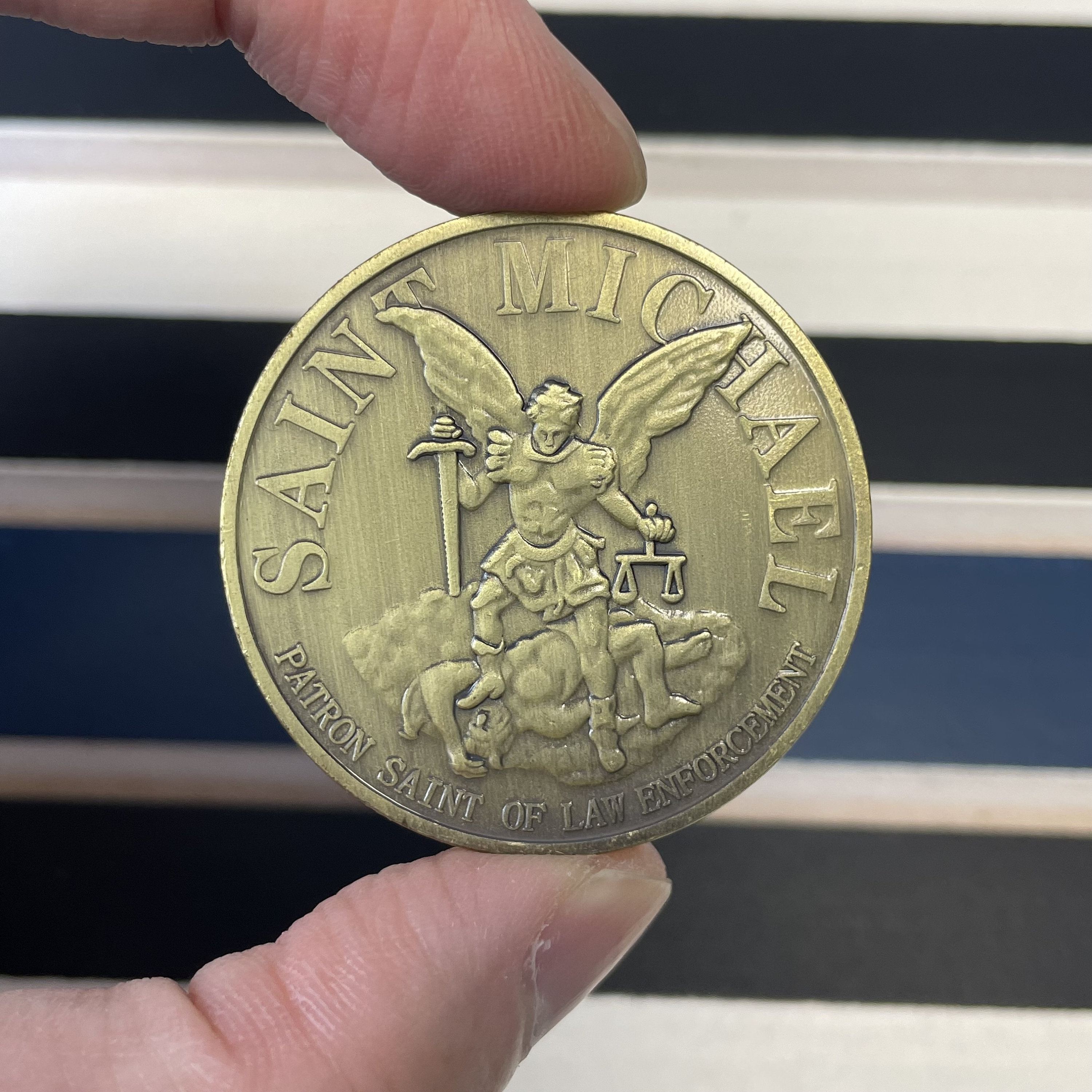 Police Challenge Coins - 5 Pack Skeleton & Justice Design For Law Enforcement Gifts