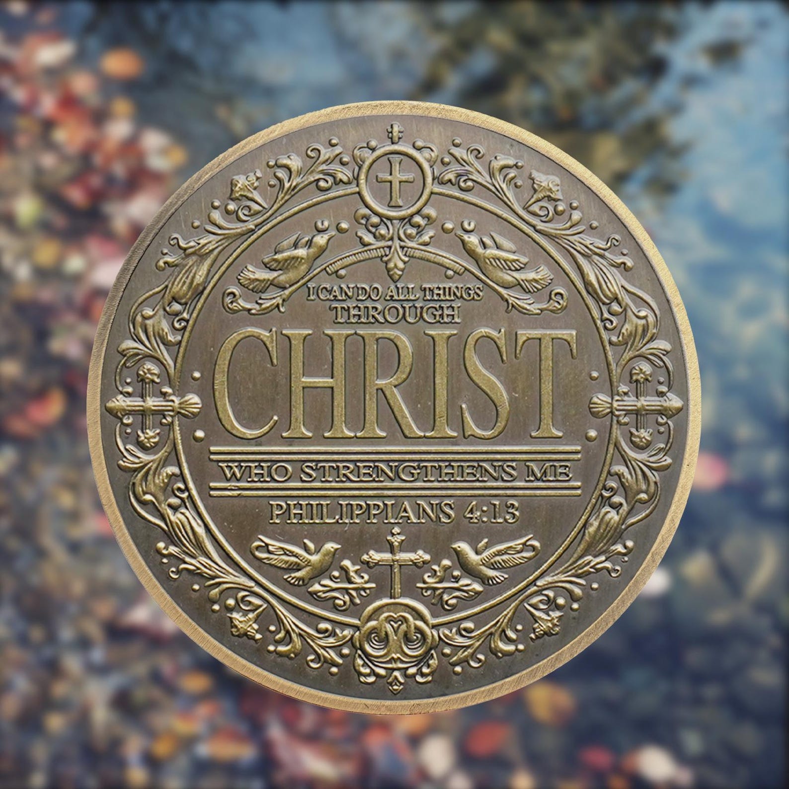 Armor of God Philippians 4:13 Knight Chip Charge Crusaders Token ...
