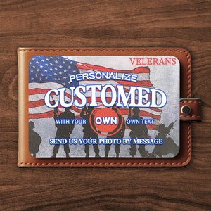 Gepersonaliseerde Veteranenkaart - Militaire Pensioengeschenken - Veteranendagcadeau - Aangepaste cadeaukaart voor mannen / opa / vader / zoon / hem
