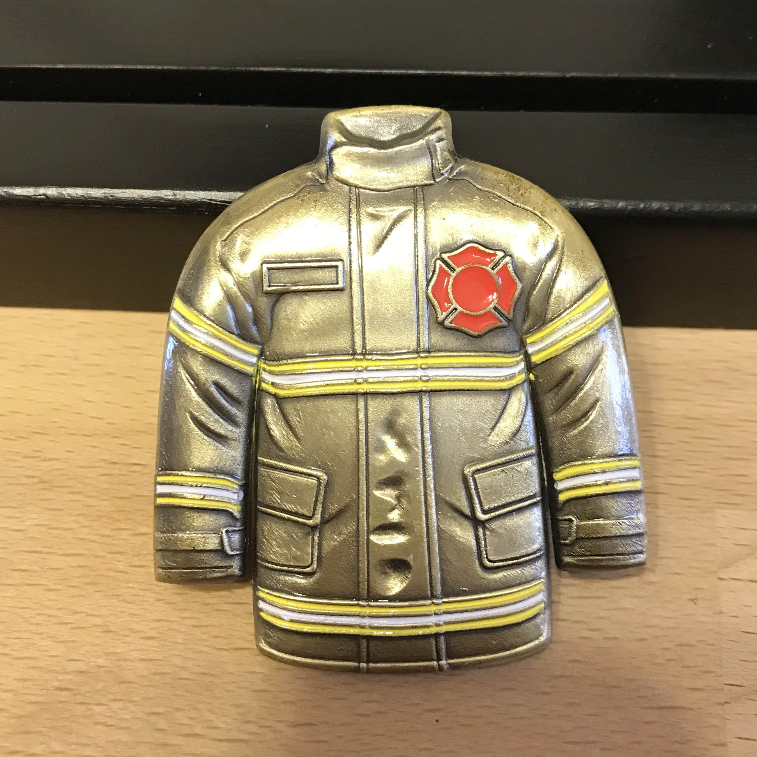 Token Fireman Firefighter Rescue Uniform Challenge Coin - Fireman Prayer Pocket Token ...