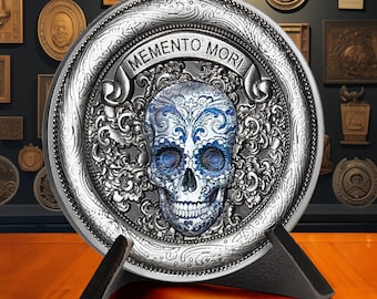 Memento Mori & Carpe Diem Stoicism Coin - Momento Stoic Daily Reminder Gift Tokens for him/her