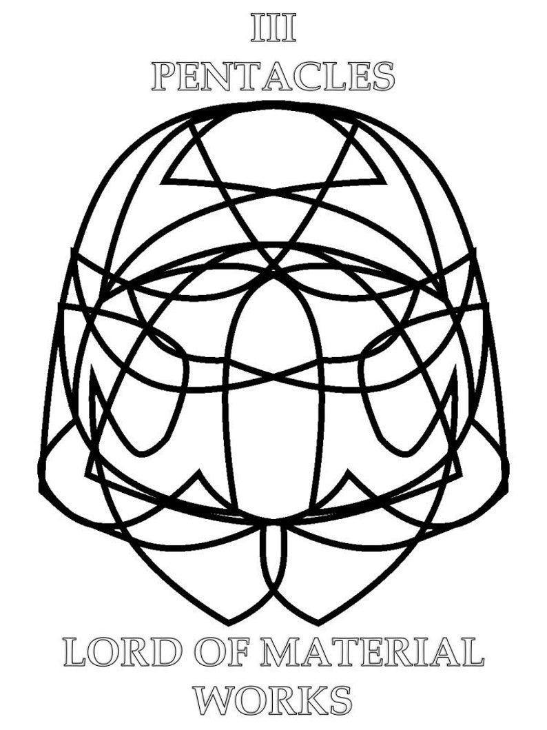 Prisma Printable Tarot Coloring Book Adult Coloring Book Occult Magical ...