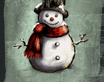 Rustic snowman 2