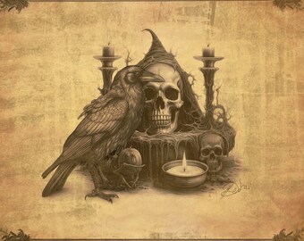 Halloween painting