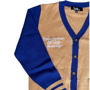 North Carolina A&T State University™ Varsity Cardigan Sweater image 3