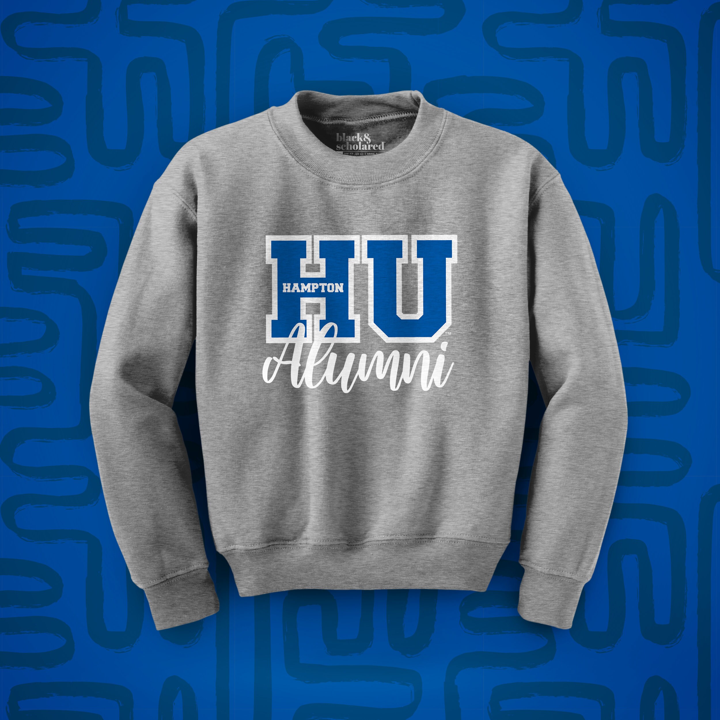 Hampton University™ HU Alumni Sweatshirt officially Licensed Etsy