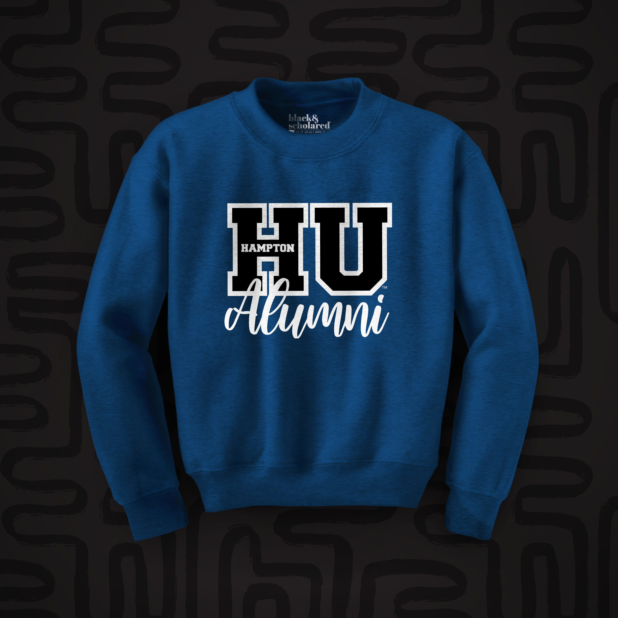 Hampton University™ HU Alumni Sweatshirt officially Licensed Etsy