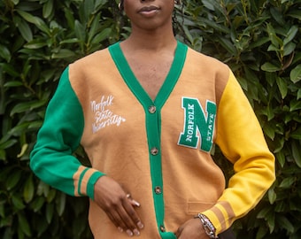 Norfolk State University™ Varsity Cardigan Sweater