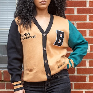 Black & Scholared® Varsity Cardigan