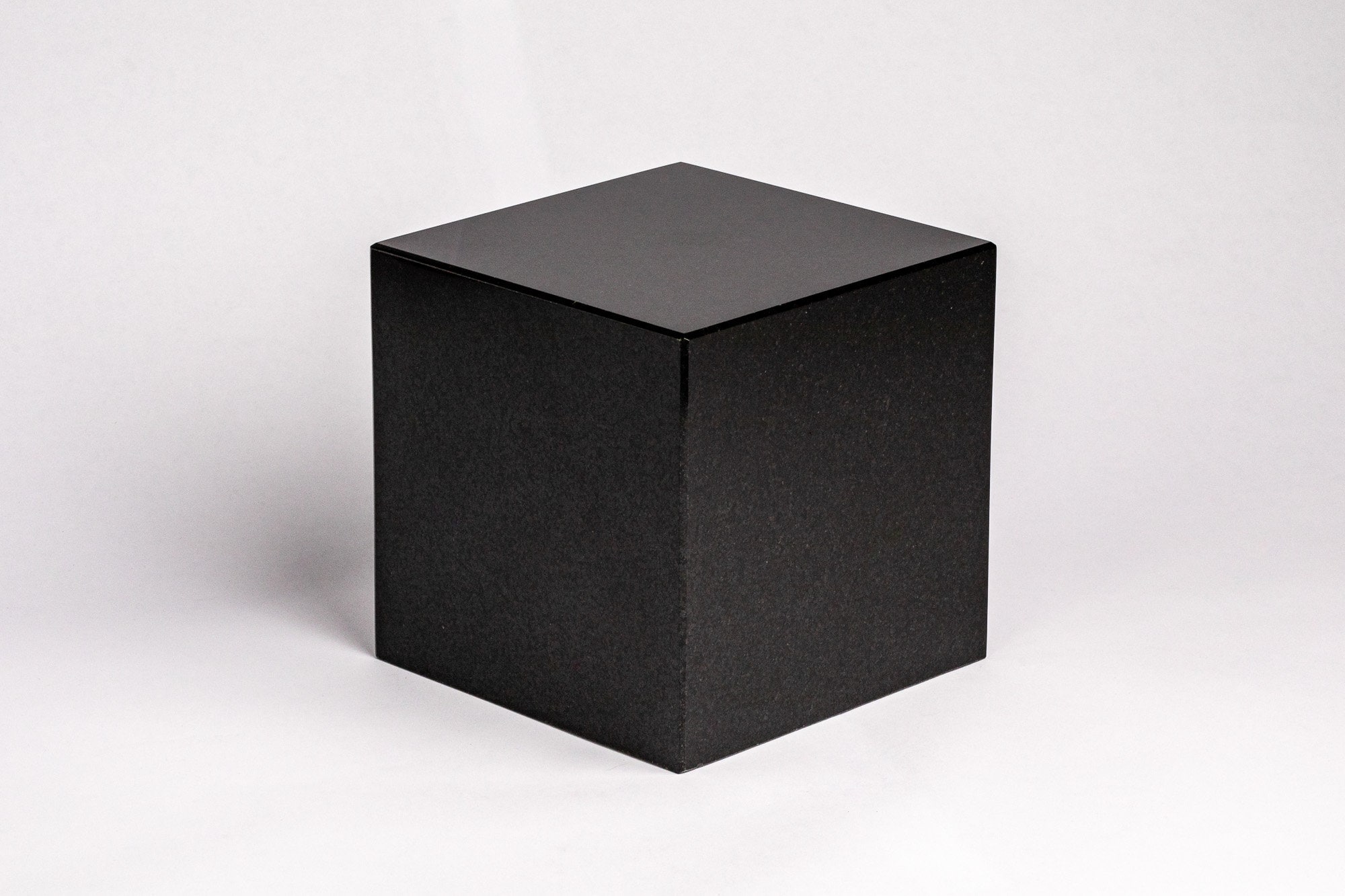5 x 5 x 5 Cube Granite Base for Fine Art Sculpture / Absolute Black Granite Base / Art Mounting Base