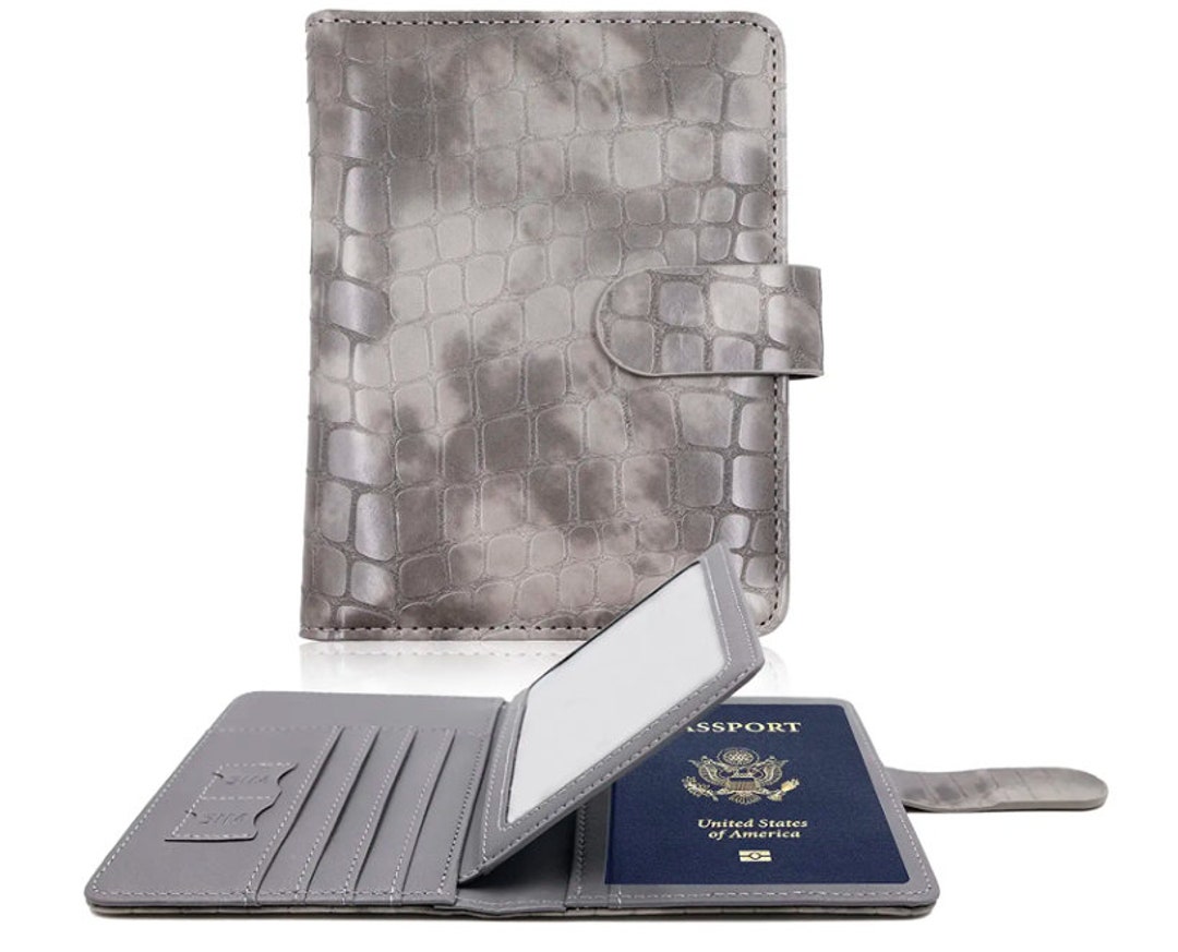 Melsbrinna Passport Holder,Passport Holder Card Slots
